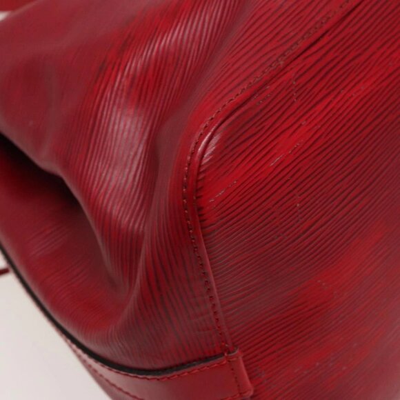 LOUIS VUITTON Epi Petit Noe Shoulder Bag Red M44107 LV Auth 77898 - Picture 5 of 16